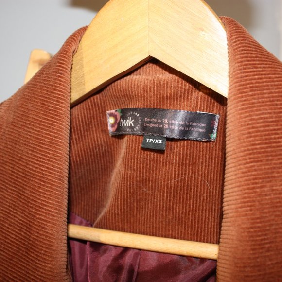 Veste en velour - velvet jacket - Picture 2 of 3